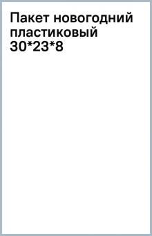 Пакет новогодний пластиковый 30*23*8 Пакет новогодний пластиковый 30*23*8