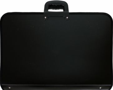 Папка-портфель для художников А3 пластиковая черная (4040104) Папка-портфель для художников А3 пластиковая черная (4040104)