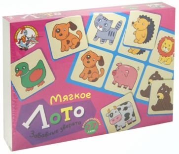 Мягкое лото "Забавные зверята" (1290) Мягкое лото "Забавные зверята" (1290)