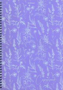 Тетрадь общая Lavender, А4, 80 листов, клетка