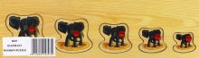 Развивающая деревянная игра "Слоны" (D187)