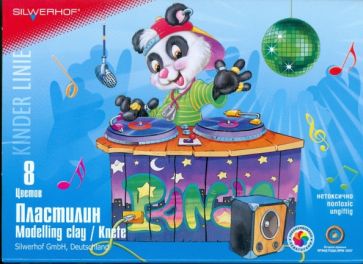 Пластилин "Панда" 8 цветов (951124-07) Пластилин "Панда" 8 цветов (951124-07)