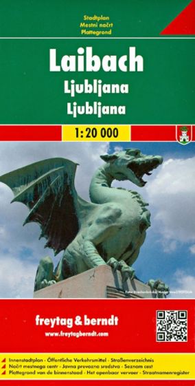 Любляна. Карта. Ljubljana. Laibach 1:20 000 обложка книги Любляна. Карта. Ljubljana. Laibach 1:20 000 обложка книги