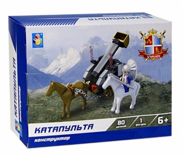 Конструктор "Катапульта" (80 деталей) (Т57035) Конструктор "Катапульта" (80 деталей) (Т57035)