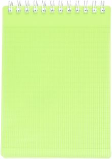 Блокнот Line Neon, зеленый, А6, 80 листов, клетка