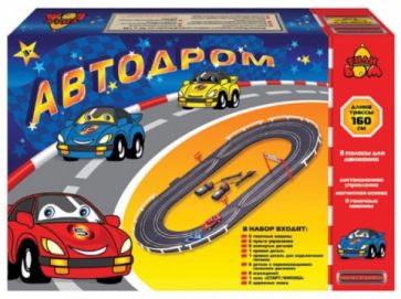 Автодром 160см (овал с перекрестком, пульт) (Т80437) Автодром 160см (овал с перекрестком, пульт) (Т80437)