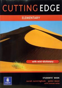 Peter Moor - Cutting EDGE Elementary + diction. (Students` Book) обложка книги Peter Moor - Cutting EDGE Elementary + diction. (Students` Book) обложка книги