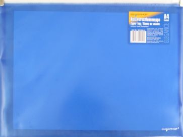 Папка на молнии А4, синяя (241556-02) Папка на молнии А4, синяя (241556-02)