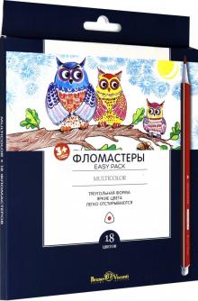 Фломастеры "Multicolor Easy Pack" (18 цветов, трехгранные) (32-0020)