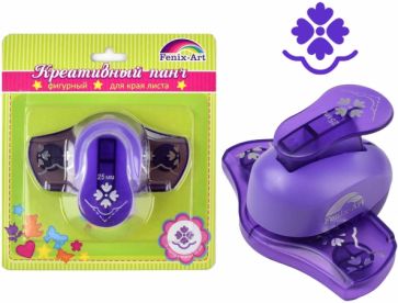 Панч-дырокол для границ листа 25 мм Цветочек (37178) обложка книги