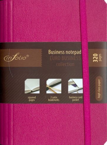 Бизнес-блокнот "In Folio" с ручкой (fuchsia) (1032) Бизнес-блокнот "In Folio" с ручкой (fuchsia) (1032)