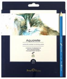Карандаши акварельные "Aquarelle" (24 цвета) (30-0035)