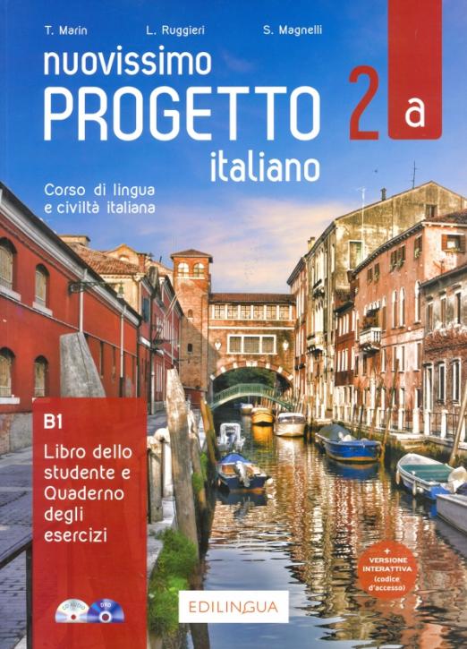 Nuovissimo Progetto italiano 2a Libro + Quaderno + DVD + Audio CD / Учебник + рабочая тетрадь (1 часть) - 1