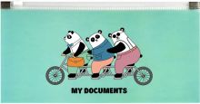 Папка для документов Медведи на велосипеде