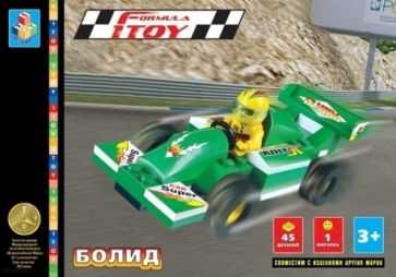 Конструктор 45 деталей. ФОРМУЛА 1TOY. Болид (Т50773) Конструктор 45 деталей. ФОРМУЛА 1TOY. Болид (Т50773)