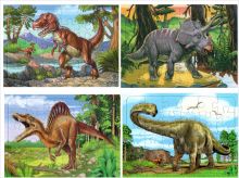 Комплект пазлов Динозавры