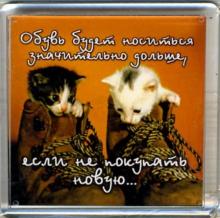 Магнитные подарочки. Обувь будет носиться...(М-435) Магнитные подарочки. Обувь будет носиться...(М-435)