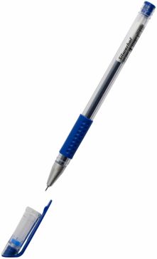 Ручки гелевые простые синие