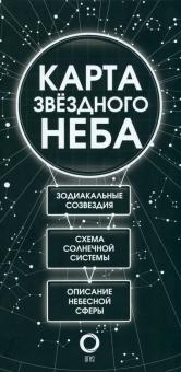 Карта звездного неба (складная) A1