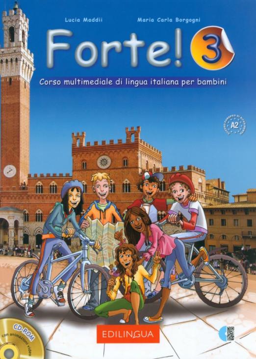 Forte! 3 Libro + CD Audio + CD-ROM / Учебник - 1