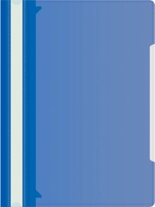 Папка-скоросшиватель, A4, синяя