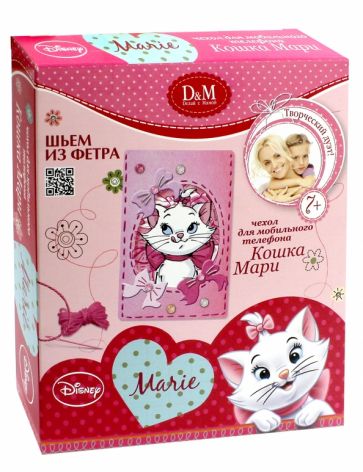 Набор "Шьем чехол для мобильного телефона "Кошка Мари. Прелесть" (53645) Набор "Шьем чехол для мобильного телефона "Кошка Мари. Прелесть" (53645)
