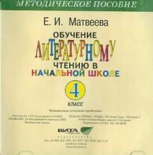 CD Обучение литературному чтению в начальной школе. 4 класс. Электронное приложение