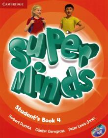 Puchta, Gerngross, Lewis-Jones - Super Minds. Level 4. Student's Book with DVD-ROM обложка книги Puchta, Gerngross, Lewis-Jones - Super Minds. Level 4. Student's Book with DVD-ROM обложка книги