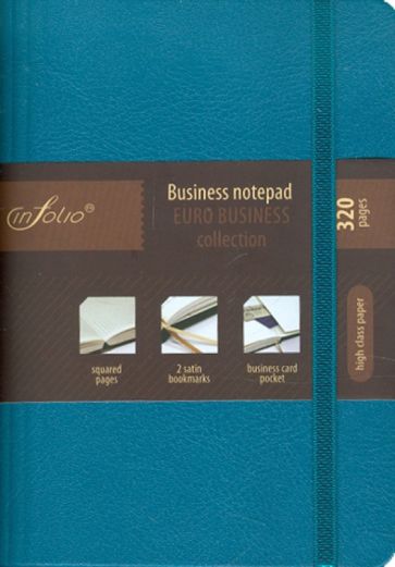 Бизнес-блокнот In Folio "Euro Business" (aquamarine) (1032) Бизнес-блокнот In Folio "Euro Business" (aquamarine) (1032)