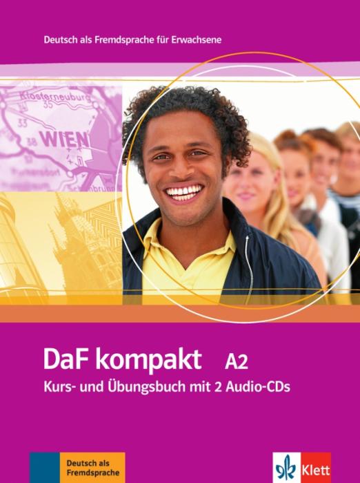 DaF kompakt A2. Deutsch als Fremdsprache fur Erwachsene. Kurs- und Ubungsbuch mit 2 Audio-CDs / Учебник + рабочая тетрадь + 2CDs - 1