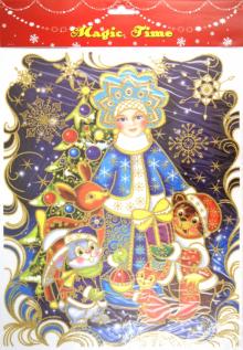 Украшение новогоднее оконное "Снегурочка" (22276) Украшение новогоднее оконное "Снегурочка" (22276)