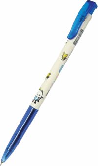 Ручка шариковая автоматическая Slim Ball Point Pen, 0,38 мм., синяя