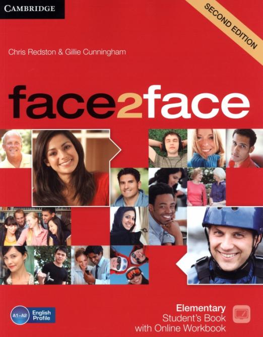 Face2Face (Second Edition) Elementary Student`s book + online Workbook / Учебник + онлайн рабочая тетрадь - 1