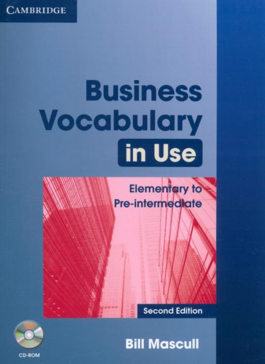Business Vocabulary in Use (Second Edition) Elementary to Pre-intermediate + Answers + CD-ROM / Учебник + ответы + CD-ROM - 1