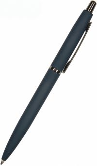 Ручка шариковая автоматическая San Remo, синяя, цвет корпуса темно-синий, в футляре, 1 мм