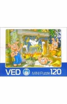 Пазл-120. 120005-08. Три поросенка обложка книги Пазл-120. 120005-08. Три поросенка обложка книги