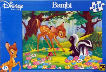 Step Puzzle-560 Бемби с бурундуком (97008) Step Puzzle-560 Бемби с бурундуком (97008)