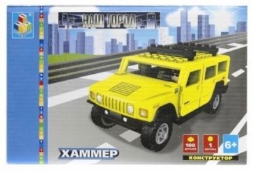 Конструктор 100 деталей. Хаммер (жёлтый) (Т50098) Конструктор 100 деталей. Хаммер (жёлтый) (Т50098)