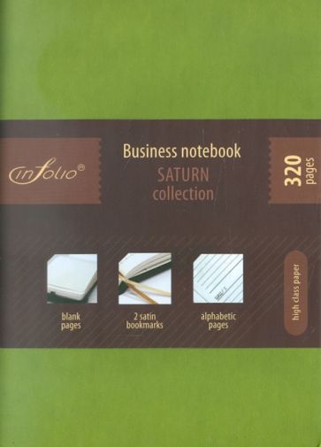 Бизнес-тетрадь In Folio "Saturn" (pistacio) (1037) Бизнес-тетрадь In Folio "Saturn" (pistacio) (1037)