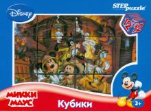 Кубики 12 штук. Дисней "Микки Маус" (87157) Кубики 12 штук. Дисней "Микки Маус" (87157)
