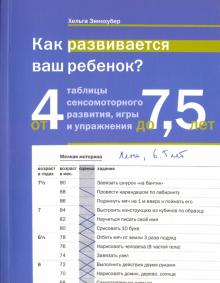Как развивается ваш ребенок? Таблицы сенсомоторного развития, игры и упражнения. От 4 до 7,5 лет