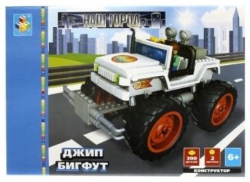 Конструктор 300 деталей. Джип бигфут (Т50118) Конструктор 300 деталей. Джип бигфут (Т50118)