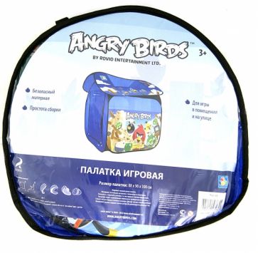 Детская игровая палатка в сумке "Angry Birds" (Т56165) Детская игровая палатка в сумке "Angry Birds" (Т56165)