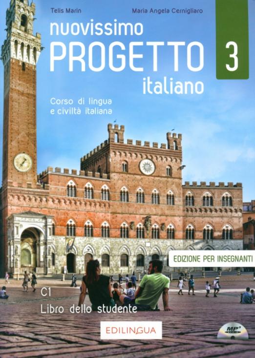 Nuovissimo Progetto italiano 3 Libro dell’insegnante + Audio CD / Книга для учителя - 1