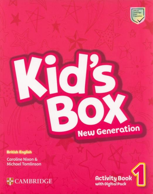 Kid's Box New Generation 1 Activity Book with Digital Pack Рабочая тетрадь с онлайн кодом - 1