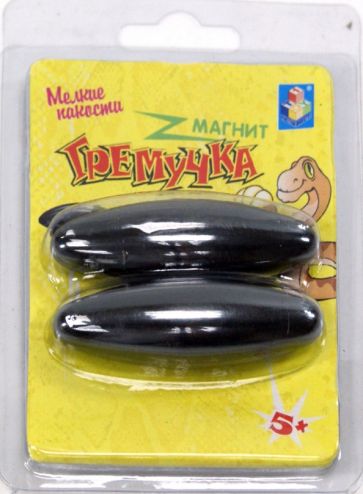 Магнит-гремучка "Мелкие пакости", овал, 2 шт. (Т52759) Магнит-гремучка "Мелкие пакости", овал, 2 шт. (Т52759)