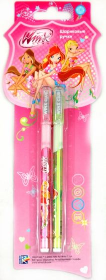 Набор ручек шариковых Winx (TG361-2/W) 2 штуки Набор ручек шариковых Winx (TG361-2/W) 2 штуки