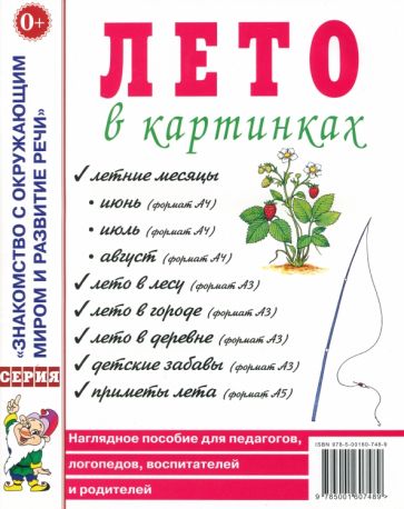 Лето в картинках. Наглядное пособие для педагогов, логопедов, воспитателей и родителей обложка книги Лето в картинках. Наглядное пособие для педагогов, логопедов, воспитателей и родителей обложка книги