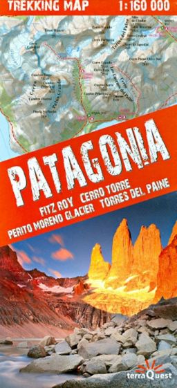 Патагония. Patagonia. Карта гор 1:16000 обложка книги Патагония. Patagonia. Карта гор 1:16000 обложка книги