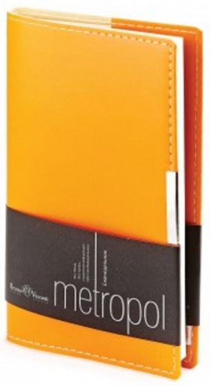 Ежедневник недатированный "Metropol" (А6, оранжевый) (3-492/04) Ежедневник недатированный "Metropol" (А6, оранжевый) (3-492/04)
